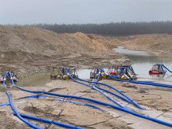Шламовые насосы SOLIDPUMP 200TBS22 и 200TBS15 успешно работают на объектах по реконструкции федеральной трассы М-11