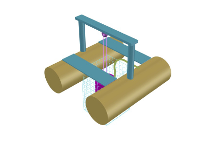 Дренажные насосы серии MH на понтонах